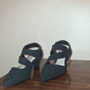 7W Black Women's Heels